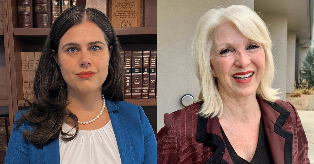 Jena Griswold and Tina Peters are running for Colorado Secretary of State in 2022