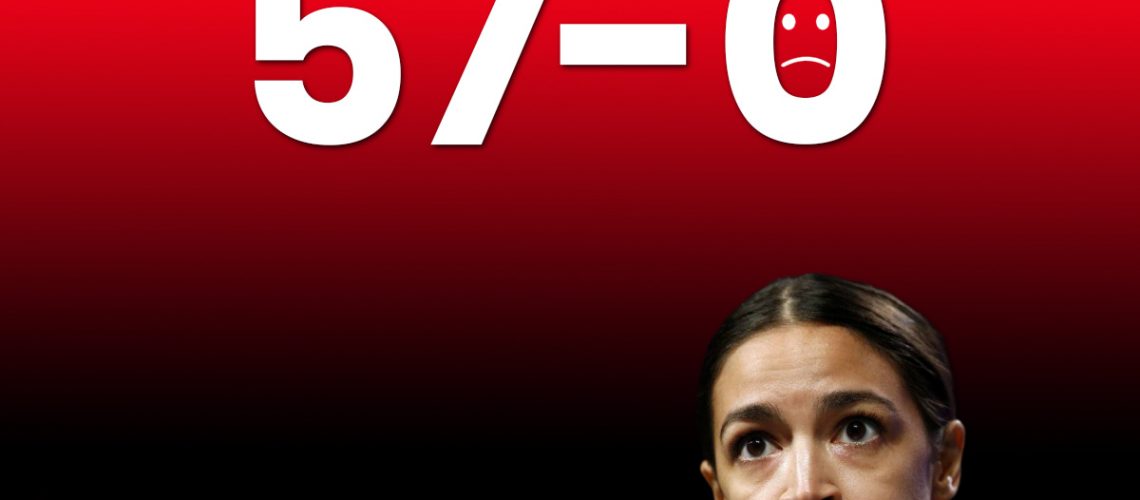 americhicks march 26 ocasio-cortez defeat of new green deal 57 to 0 (1)